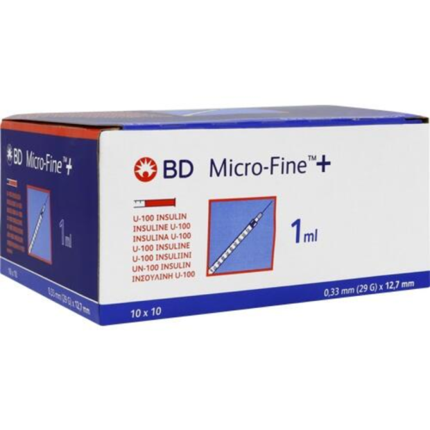 BD Micro-Fine+ U100 insulinsprøjter 1 ml 324827