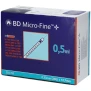 BD MICRO FINE+ U100 12,7 100X0,5 ml 324824