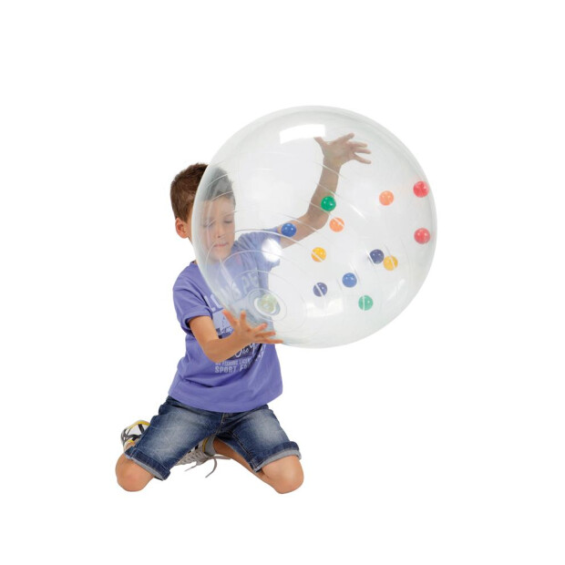 Aktivitetsbold 50 cm gennemsigtig