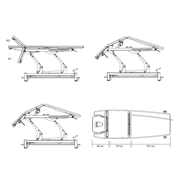 CHATTANOOGA® MONTANE ALPS - 5-delt liggeflade