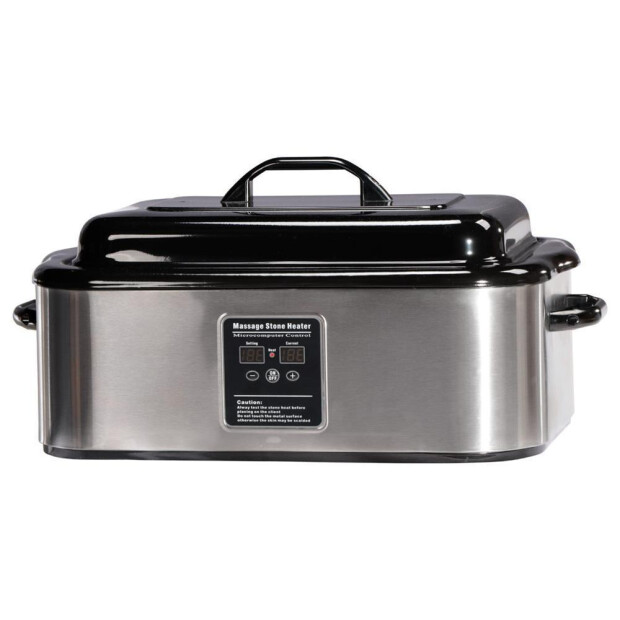 Therastar® Hot stone-varmesæt large inkl. 68 sten