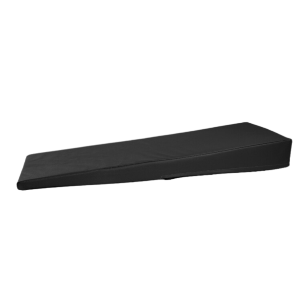 Positioneringskile til ben, sort 80 x 30 x 10/2 cm