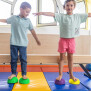 Therastar® Balance pindsvinets ryg Noppy sæt med 6 Ø 16cm