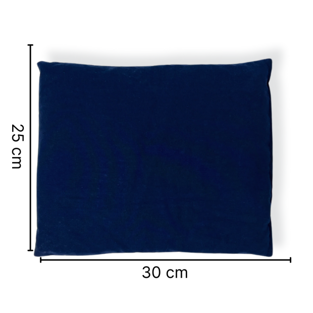 Kirsebærstenspude 25x30cm, blå - Theracozy®