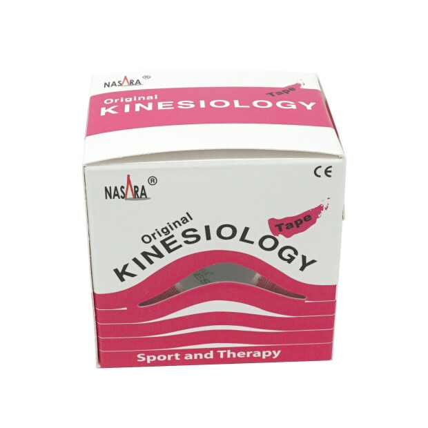 Nasara Kinesiologi Tape 5cm x 5m Pink