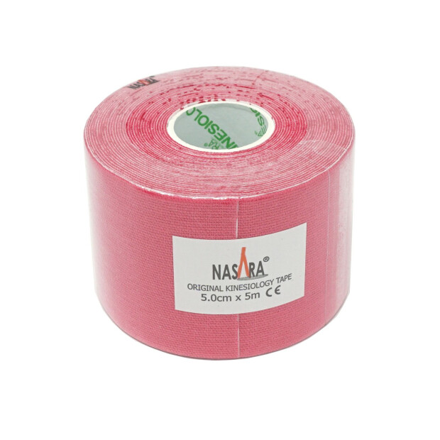 Nasara Kinesiologi Tape 5cm x 5m Pink