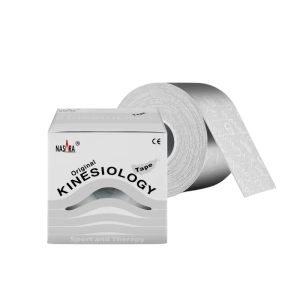 Nasara Kinesiologi Tape 5cm x 5m Hvid