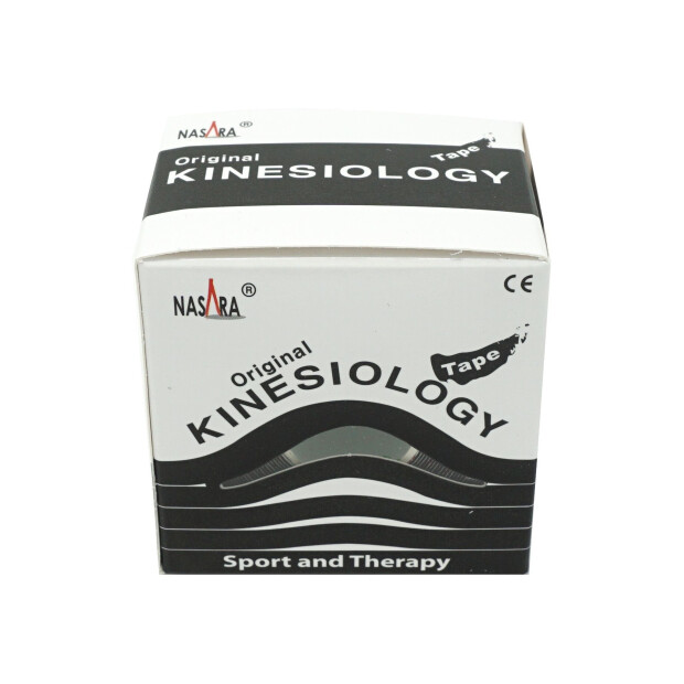 Nasara Kinesiologi Tape 5cm x 5m Sort