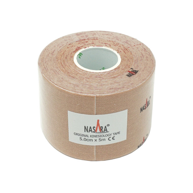 Nasara Kinesiologi Tape 5cm x 5m Beige