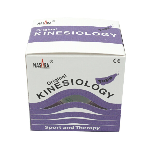Nasara Kinesiologi Tape 5cm x 5m Lilla