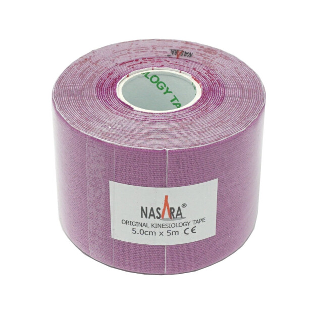 Nasara Kinesiologi Tape 5cm x 5m Lilla