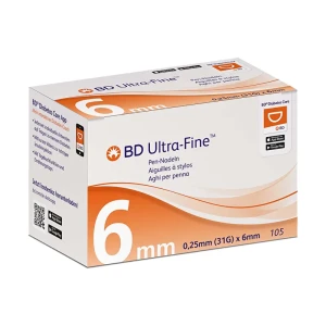 BD Ultra-Fine 0,25x6 mm Penn-n&aring;le 320523, 105 stk.