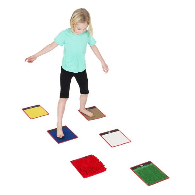 Mini måtter Sensory, 6 stk.