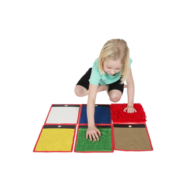 Mini måtter Sensory, 6 stk.