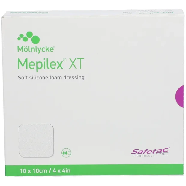MEPILEX XT 10X10CM, 5 stk.