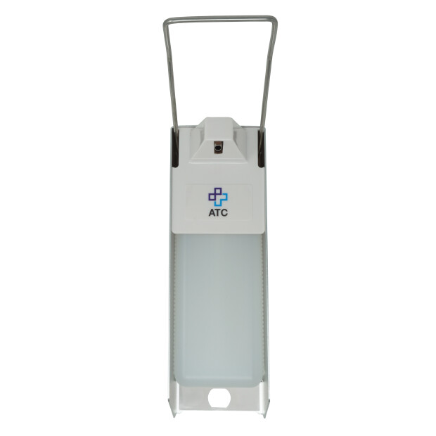 APOGRO® Desinfektionsmiddel-dispenser i aluminium 500 ml - kort arm