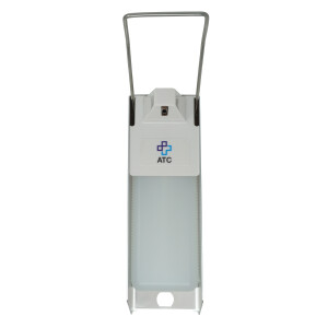 Desinfektionsmiddel-dispenser i aluminium 1000 ml - lang arm