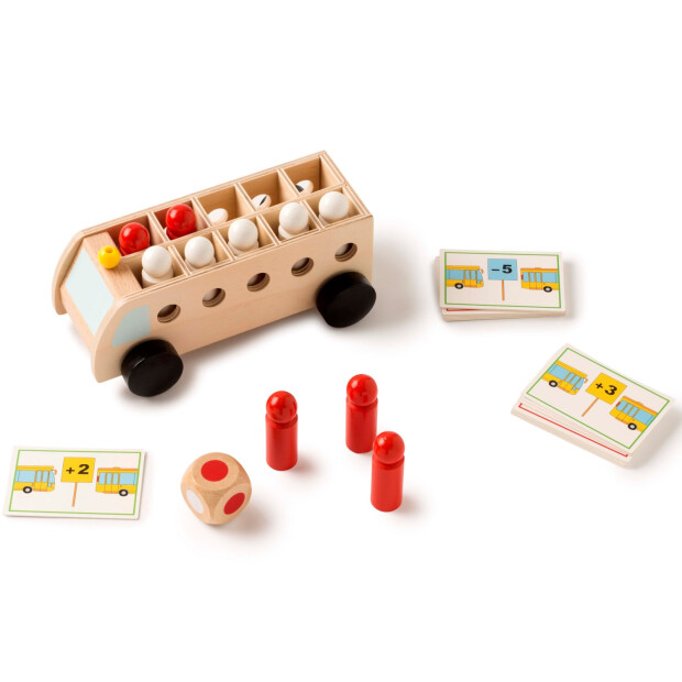 Matematikbus, regnestykke-spil