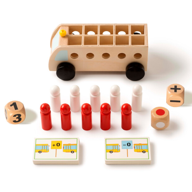 Matematikbus, regnestykke-spil