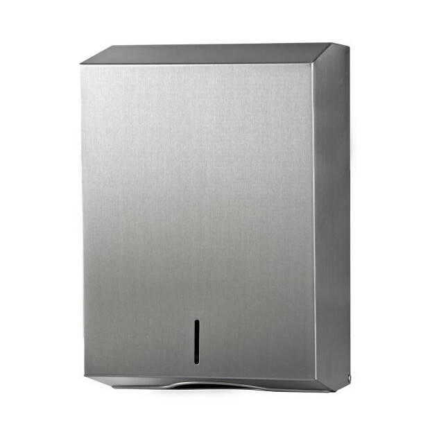 Dispenser til foldede håndklæder i rustfrit stål, 25x37x12cm