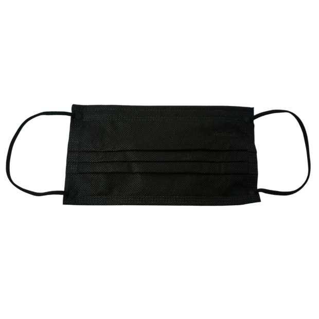 Ansigtsmaske EN 14683 Type II sort, 50 stk.
