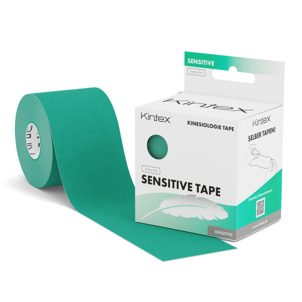 Kintex Kinesiologi Tape Sensitive 5cm x 5m grøn