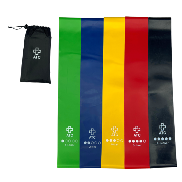 Gymnastika® Fitness Loop Bands, sæt med 5 stk