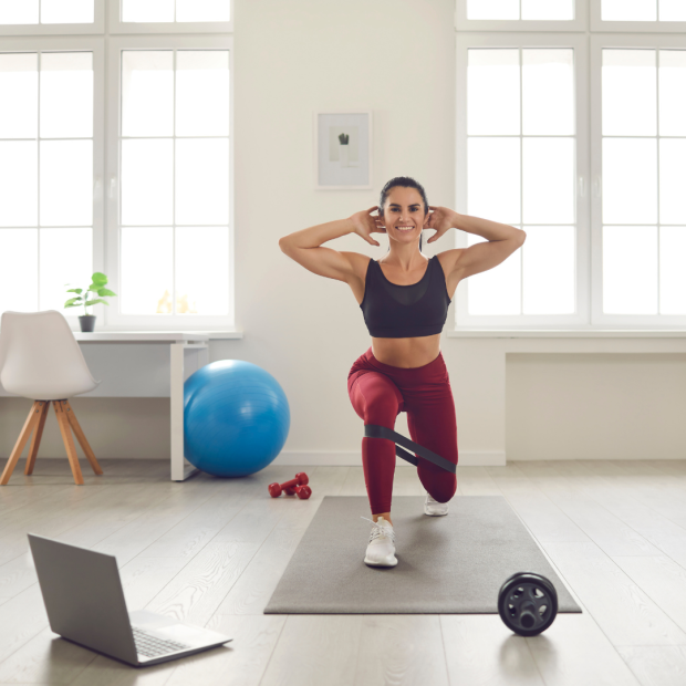 Fitness-loop-bånd af tekstil, sæt med 5 stk