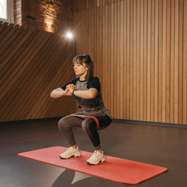 Fitness-loop-bånd af tekstil, sæt med 5 stk