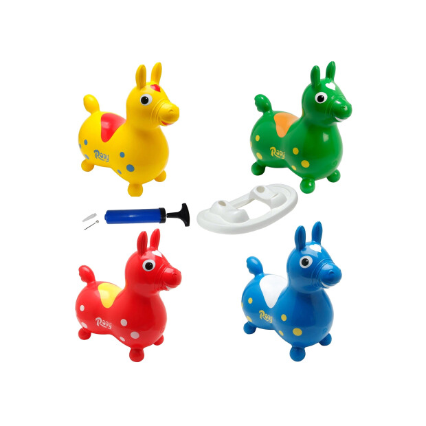 Rody komplet sæt inkl. gynge + pumpe gul