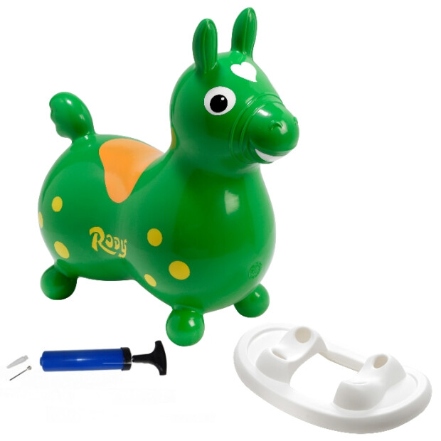 Rody komplet sæt inkl. gynge + pumpe grøn