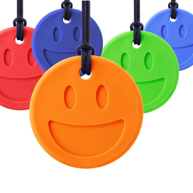 ARK tyggehalskæde med smiley