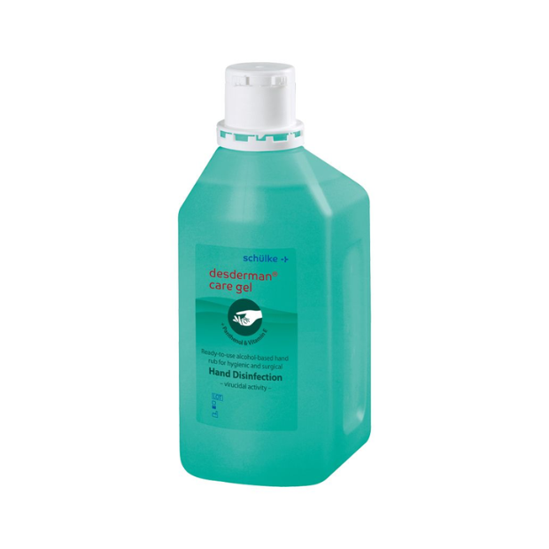 Schülke desderman® care gel hånddesinfektionsmiddel 1000 ml - flaske