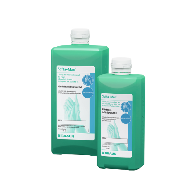 B. Braun Softa-Man® hånddesinfektionsmiddel 1000 ml - flaske