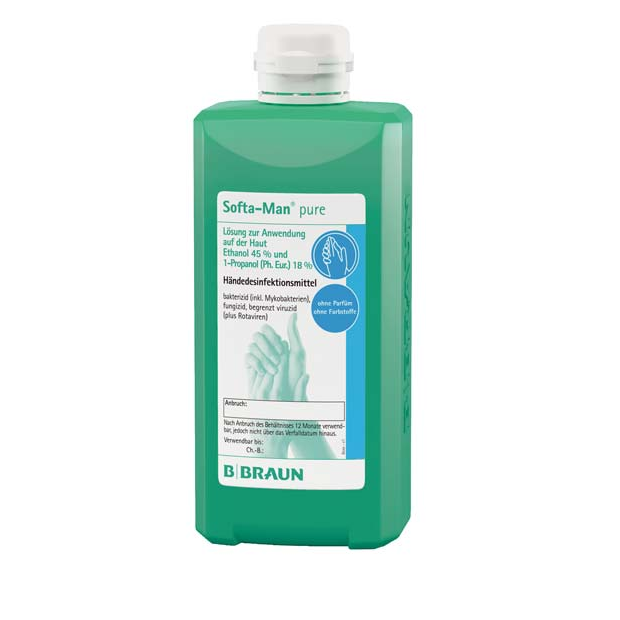 B. Braun Softa-Man® ren hånddesinfektion 500 ml - flaske