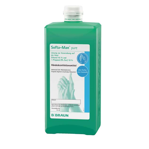 B. Braun Softa-Man® ren hånddesinfektion 1000 ml - flaske