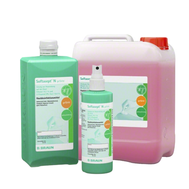 B. Braun Softasept® N farvet huddesinfektionsmiddel 1000 ml - flaske