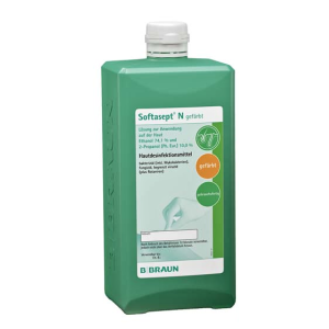 B. Braun Softasept&reg; N farvet huddesinfektionsmiddel...