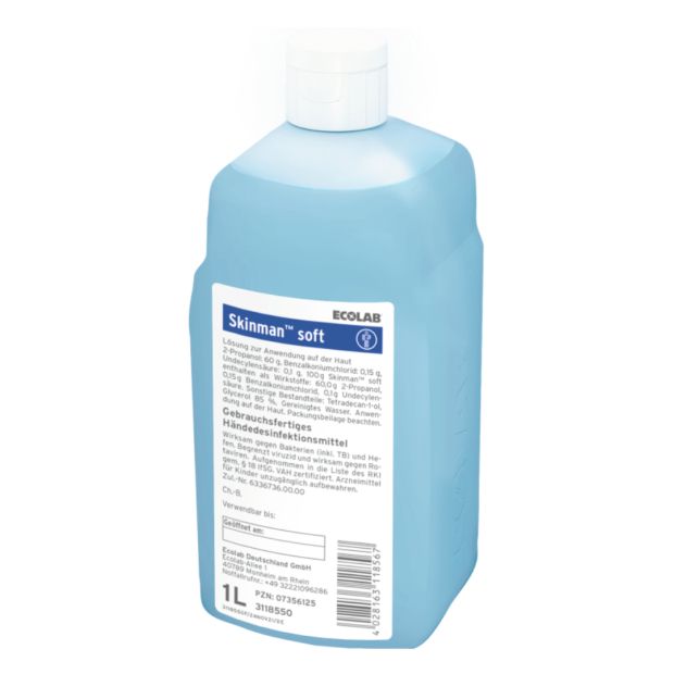 ECOLAB Skinman™ blød hånddesinfektion 1000 ml - flaske