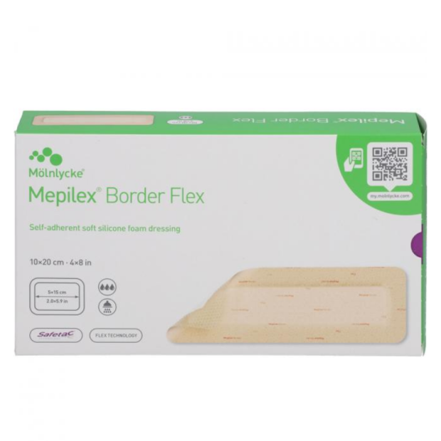 MEPILEX BORDER FLEX 10X20, 10 stk.