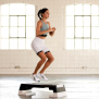 REEBOK Step Professional Sort & Hvid
