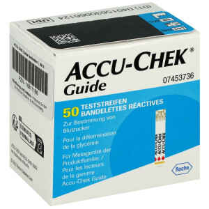 ACCU CHEK GUIDE TEST STRIP, 50 stk.