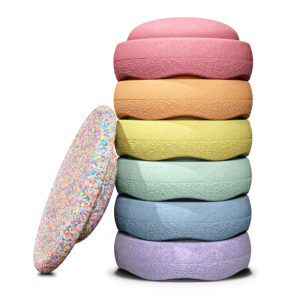 Stapelstein&reg; Confetti Rainbow Set pastel