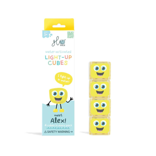 Glo Pals - 4 lysende badekuber