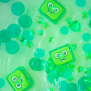 Glo Pals - 4 lysende badekuber