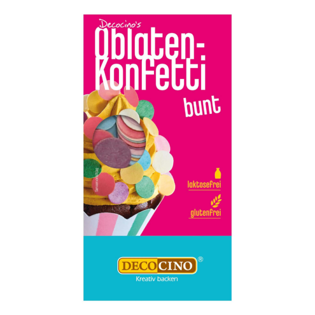 Konfettifarvede oblater 5g