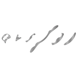 IASTM-massageredskaber i rustfrit stål, sæt...