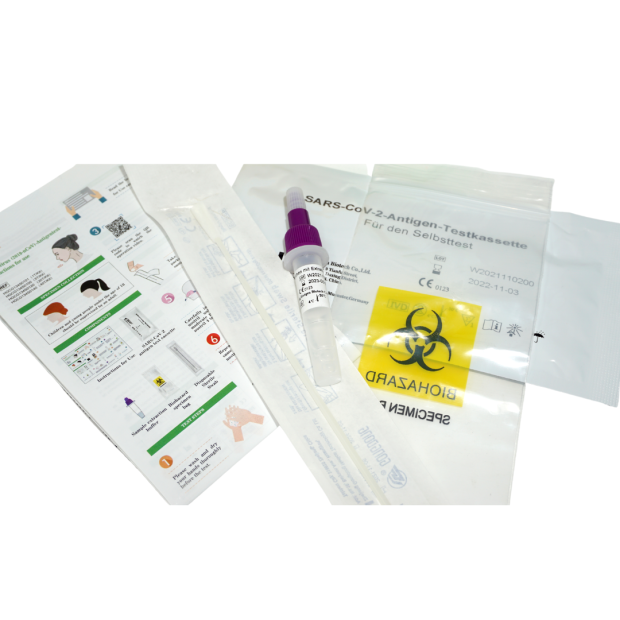 BBD 10/2026 Hotgen Novel COVID-19 Antigen Corona Self Test (CE0123),1 stk.