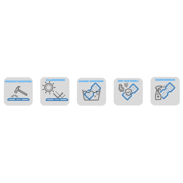 Tilslutningssæt til plastplader 2 stk.