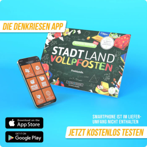 Stadt Land Vollpfosten® Spilleblok School Edition